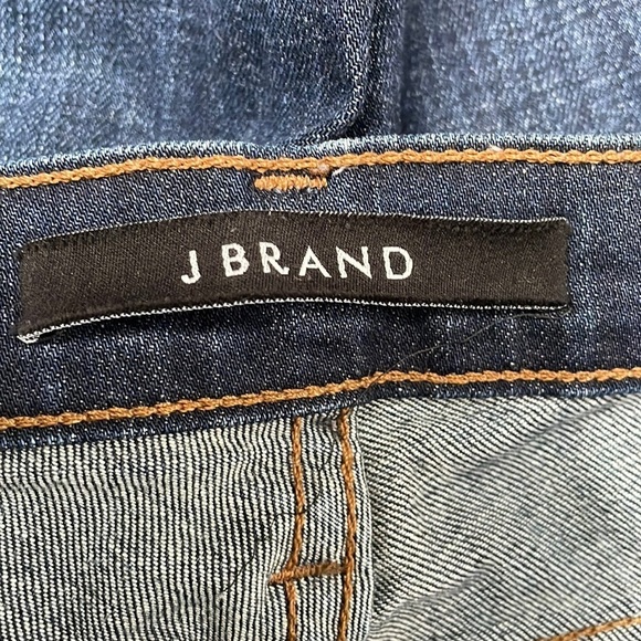 J Brand Mid Rise Rails Straight Leg Jean Women's 30 Ankle Distressed Norfolk - Picture 13 of 16